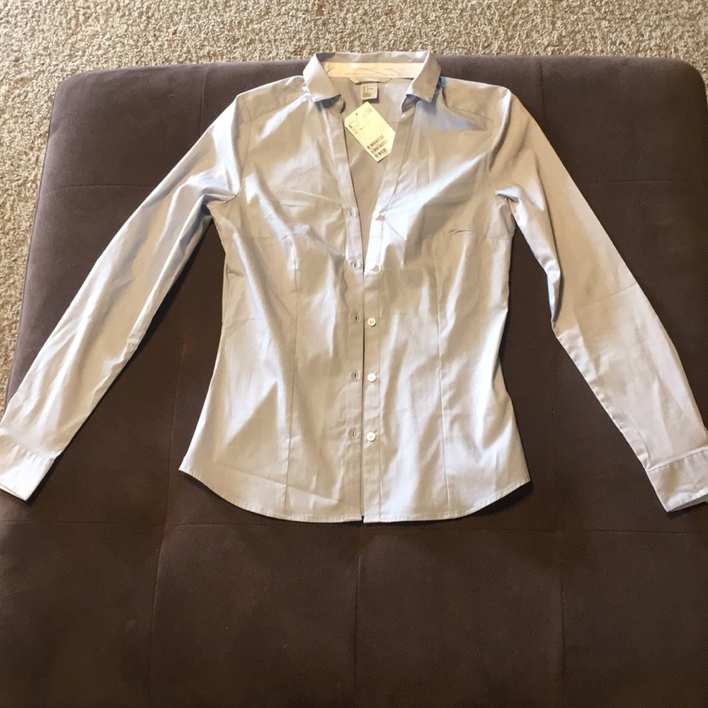 NWT grey H&M dress shirt
